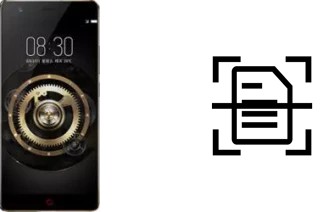 Digitalize documentos em um nubia Z17 Lite