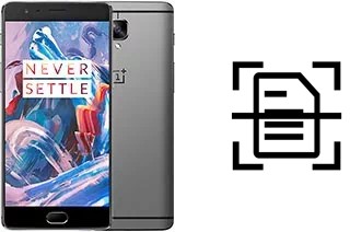 Digitalize documentos em um OnePlus 3