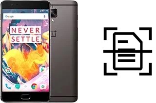 Digitalize documentos em um OnePlus 3T