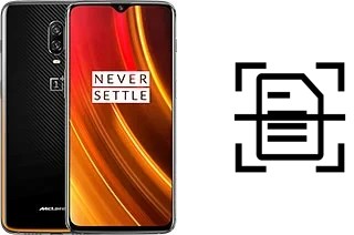 Digitalize documentos em um OnePlus 6T McLaren