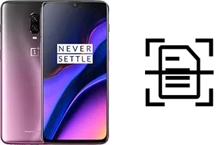 Digitalize documentos em um OnePlus 6T