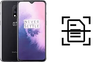 Digitalize documentos em um OnePlus 7