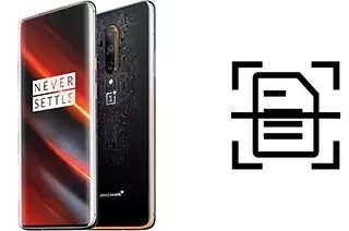 Digitalize documentos em um OnePlus 7T Pro 5G McLaren