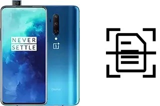 Digitalize documentos em um OnePlus 7T Pro