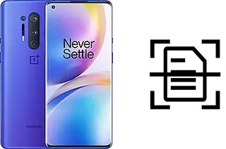 Digitalize documentos em um OnePlus 8 Pro