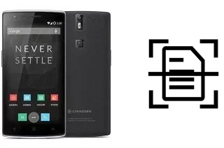 Digitalize documentos em um OnePlus One