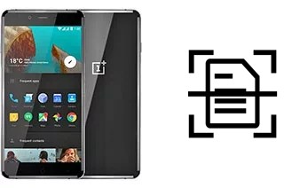 Digitalize documentos em um OnePlus X