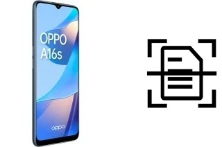 Digitalize documentos em um Oppo a16s