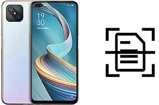 Digitalize documentos em um Oppo Reno4 Z 5G