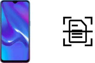 Digitalize documentos em um Oppo AX7 Pro