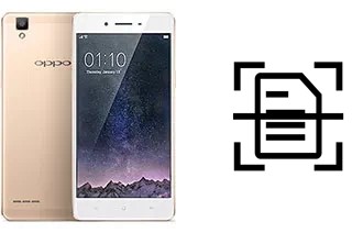 Digitalize documentos em um Oppo F1