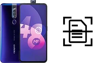 Digitalize documentos em um Oppo F11 Pro