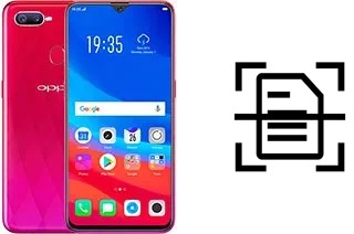 Digitalize documentos em um Oppo F9 (F9 Pro)