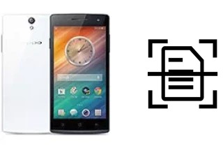 Digitalize documentos em um Oppo Find 5 Mini