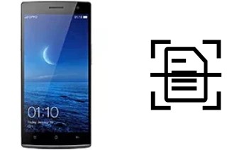 Digitalize documentos em um Oppo Find 7