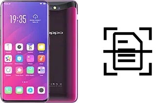 Digitalize documentos em um Oppo Find X