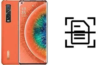 Digitalize documentos em um Oppo Find X2 Pro