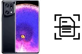 Digitalize documentos em um Oppo Find X5 Pro