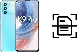 Digitalize documentos em um Oppo K9 Pro