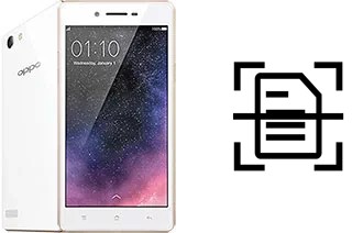 Digitalize documentos em um Oppo Neo 7