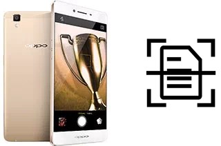 Digitalize documentos em um Oppo R7s