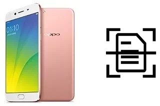 Digitalize documentos em um Oppo R9s