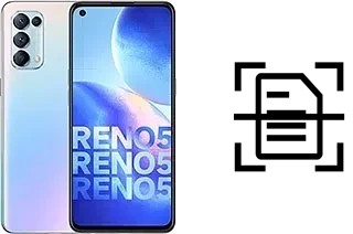 Digitalize documentos em um Oppo Reno5 4G