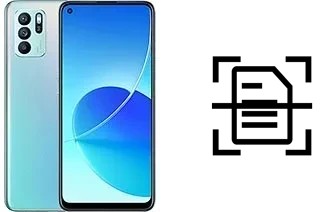 Digitalize documentos em um Oppo Reno6 Z