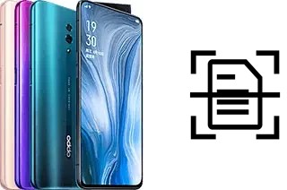 Digitalize documentos em um Oppo Reno