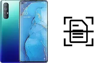 Digitalize documentos em um Oppo Reno3 Pro 5G