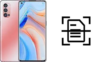 Digitalize documentos em um Oppo Reno4 Pro 5G