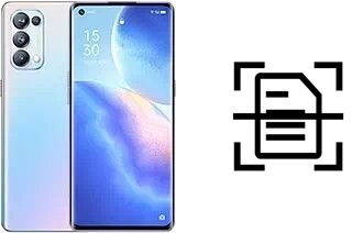 Digitalize documentos em um Oppo Reno5 Pro 5G