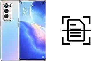 Digitalize documentos em um Oppo Find X3 Neo