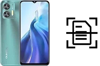 Digitalize documentos em um Oukitel C36