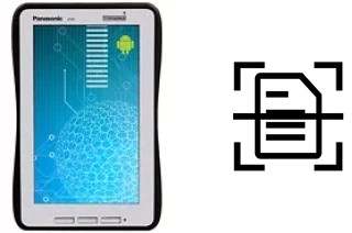 Digitalize documentos em um Panasonic Toughpad JT-B1