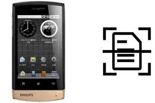 Digitalize documentos em um Philips D822