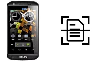 Digitalize documentos em um Philips W626