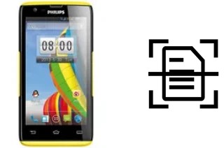 Digitalize documentos em um Philips W6500