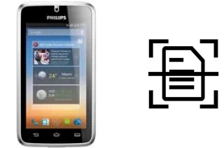 Digitalize documentos em um Philips W8500