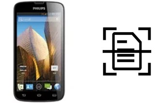 Digitalize documentos em um Philips W8560