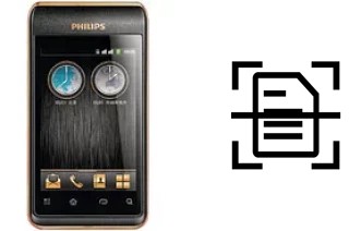 Digitalize documentos em um Philips W930