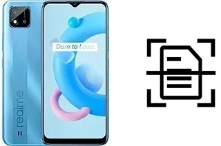 Digitalize documentos em um Realme C20