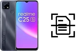 Digitalize documentos em um Realme C25s