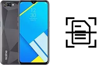 Digitalize documentos em um Realme C2s