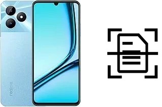 Digitalize documentos em um Realme Note 50