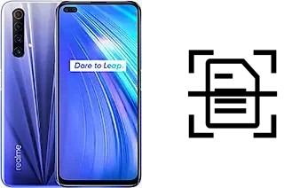 Digitalize documentos em um Realme X50m 5G