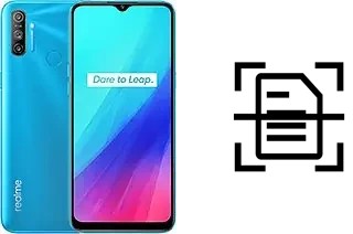 Digitalize documentos em um Realme C3 (3 cameras)