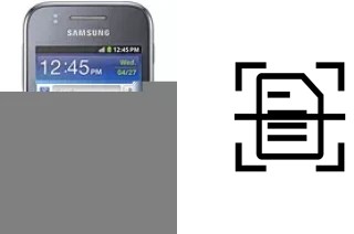 Digitalize documentos em um Samsung Galaxy Y TV S5367