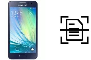 Digitalize documentos em um Samsung Galaxy A3