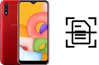 Digitalize documentos em um Samsung Galaxy A01